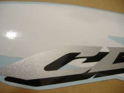 Honda 600RR 2007 gray stickers set