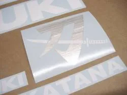 White decals for Suzuki Katana gsxf