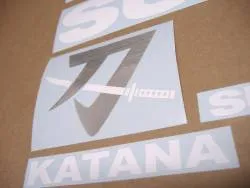 White emblems for Suzuki Katana gsxf