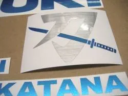 Blue pearl stickers for Suzuki Katana 