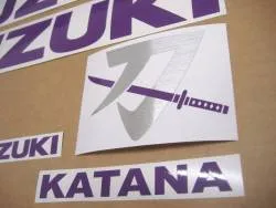 Purple color decals for Suzuki Katana gsxf