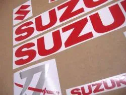 Red color stickers for Suzuki Katana gsxf