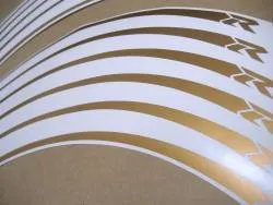 Dark gold wheel stripes for Suzuki GSXR