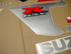 Suzuki GSXR 600 K5 red full decals kit