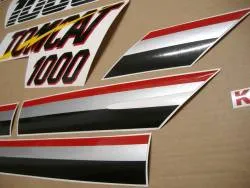 Kawasaki Tomcat ZX-10 1989 restoration graphics kit