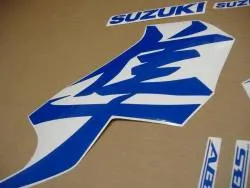 Suzuki hayabusa 3rd gen. reflective blue graphics