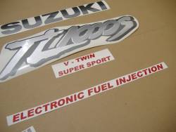 Suzuki TL 1000S 1997 black logo graphics