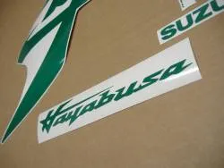Suzuki hayabusa 3rd gen reflective green stickers