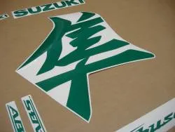 Suzuki hayabusa 3rd gen reflective green graphics