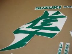 Suzuki hayabusa 2021 reflective green graphics