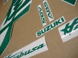 Suzuki hayabusa 3rd gen reflective green decals