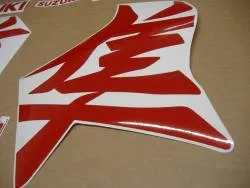 Suzuki hayabusa 2021 reflective red stickers