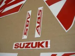 Suzuki hayabusa 2021 reflective red graphics