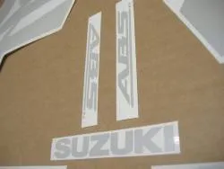 Suzuki hayabusa 3rd gen reflective white decals