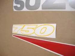 Stickers (original pattern) for Suzuki gsxr 750 1999