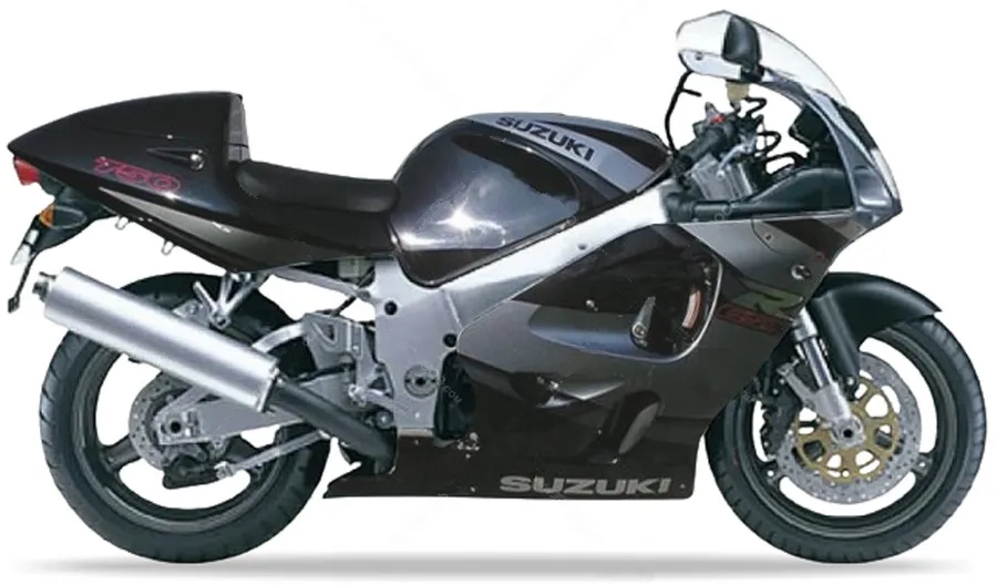 Stickers (grey version) for Suzuki gsxr 750 1999