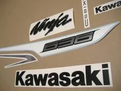Kawasaki zx6r 636 ninja 2013 OEM pattern graphics