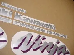 Kawasaki zx-11 ninja 1991 restoration stickers