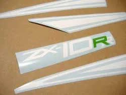 Kawasaki zx10rr 2016 black winter test racing replica stickers