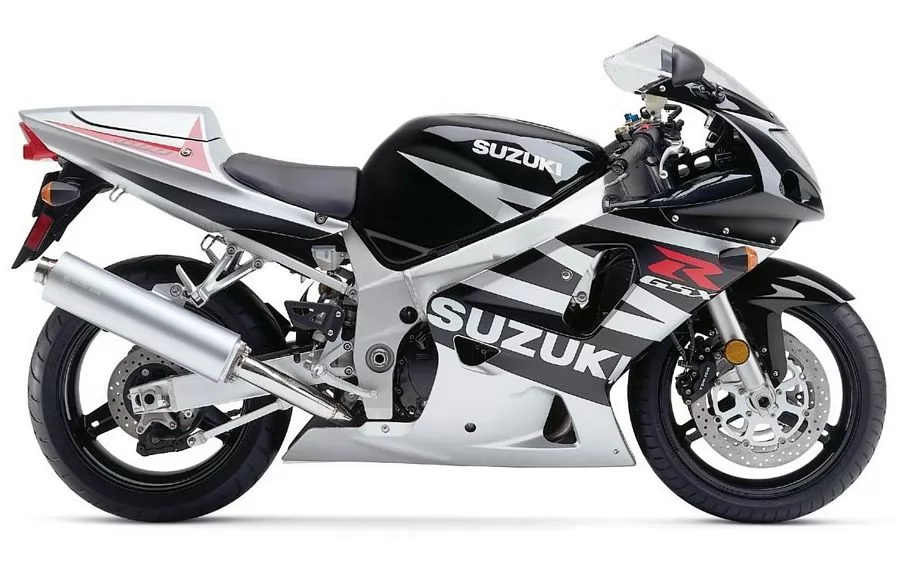 Suzuki GSXR 600 2003 silver decals