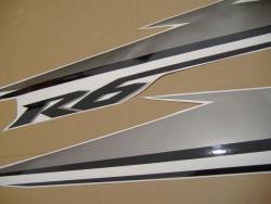 Yamaha YZF R6 2007 RJ11 black decals