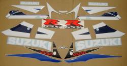 Suzuki GSXR 600 2003 white labels graphics