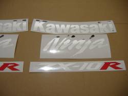 Kawasaki ZX10R 2006 black decals