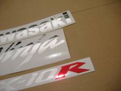 Kawasaki ZX-10R 2006 black full decals kit