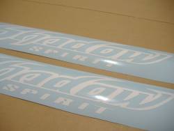 Honda shadow spirit white gas tank decals adhesives