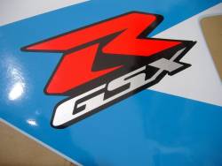 Suzuki GSX-R 600 2005 white full stickers set