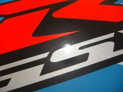 Suzuki GSX-R 600 2005 blue stickers set