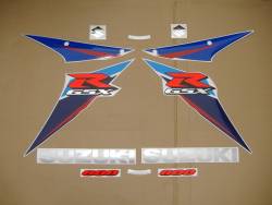 Suzuki GSXR 600 K7 blue stickers