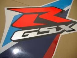 Suzuki GSXR 600 K7 blue full decals kit