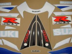 Suzuki GSXR 750 K3 blue stickers