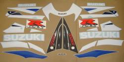 Suzuki GSX-R 750 K3 blue logo graphics