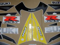 Suzuki 750 2003 yellow stickers kit