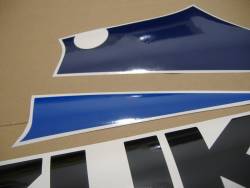 Suzuki gsxr 750 2004 k5 blue white full graphics kit