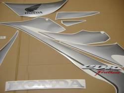 Honda cbr 1000rr 2006 sc57 II silver decals kit