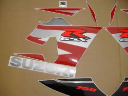 Suzuki GSXR 750 K4 black stickers