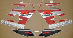 Suzuki GSX-R 750 2004 black stickers set