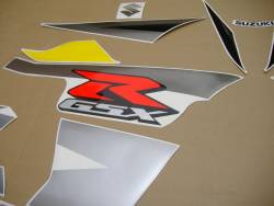 Suzuki GSXR 750 K4 yellow full decals kit