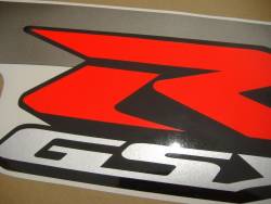 Suzuki GSX-R 750 K4 yellow logo graphics