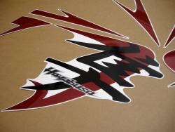 Suzuki Hayabusa 2008 white stickers set 