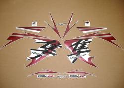 Suzuki Hayabusa GSX1300R K8 white logo graphics 