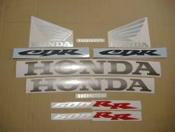 Honda CBR 600RR 2003 black complete decals set