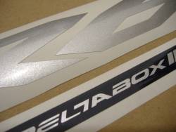 Yamaha R6S 2008 blue labels graphics