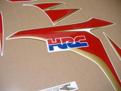 Honda CBR 1000RR Fireblade 2011 HRC replica decals set