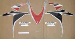 Honda CBR 1000RR 2010 red stickers kit