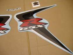 Suzuki 600 2006 black complete sticker kit