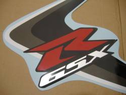 Suzuki 600 2006 black stickers kit